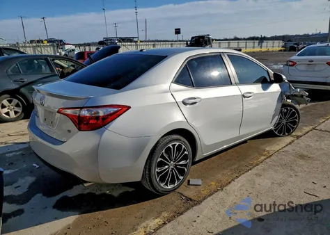 2015 Toyota Corolla L from USA, damaged, VIN 2T1BURHE1FC326373